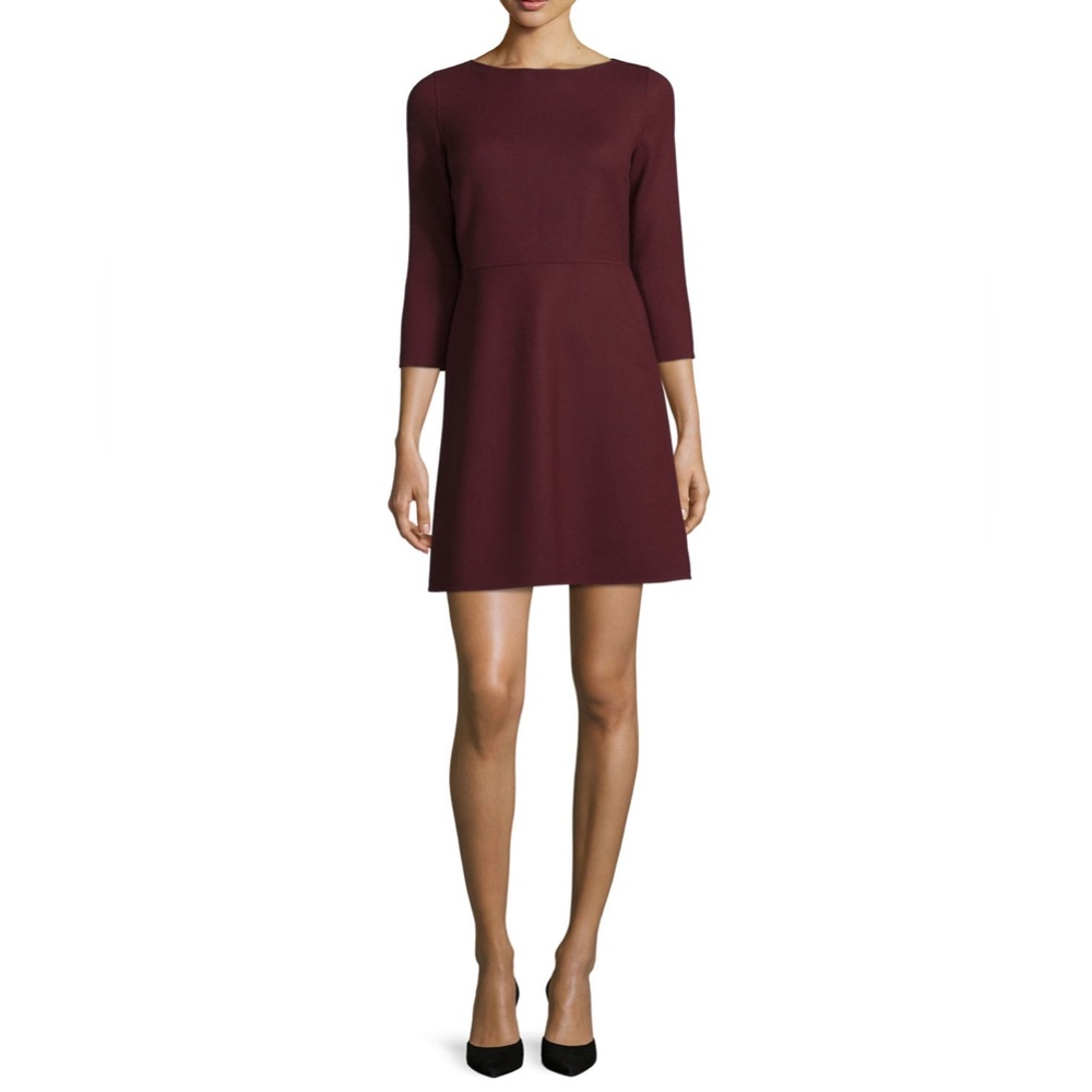 Theory Kamillina Saxton 3/4-Sleeve Dress